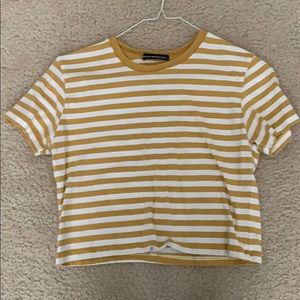 Brandy Melville Striped Crop Top